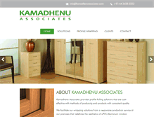 Tablet Screenshot of kamadhenuassociates.com